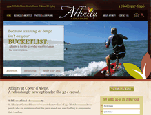 Tablet Screenshot of affinityatcda.com